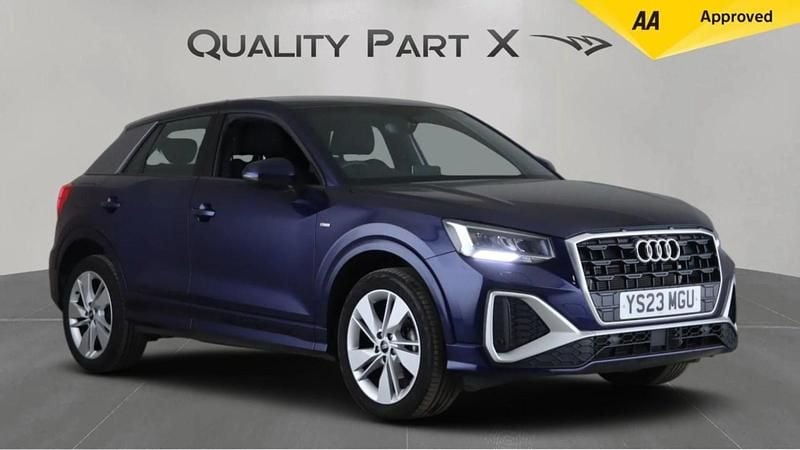 Blue Used 2023 Audi Q2 S-Line SUV | £21,430 (Good price) - Image 1/4