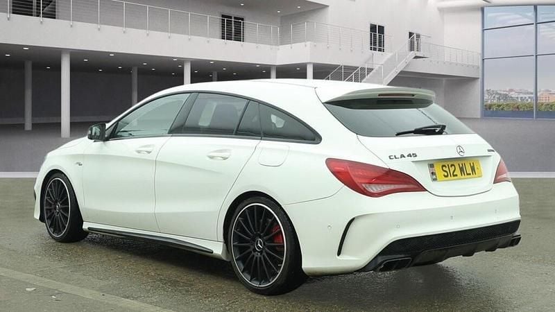 Used Mercedes CLA45 AMG 2015 White Estate