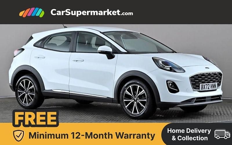 White Used 2022 Ford Puma Gen-E Titanium Hatchback | £11,997 (Fair price) - Image 1/4