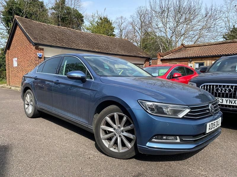 Used VW Passat Business 2015 Blue Sedan