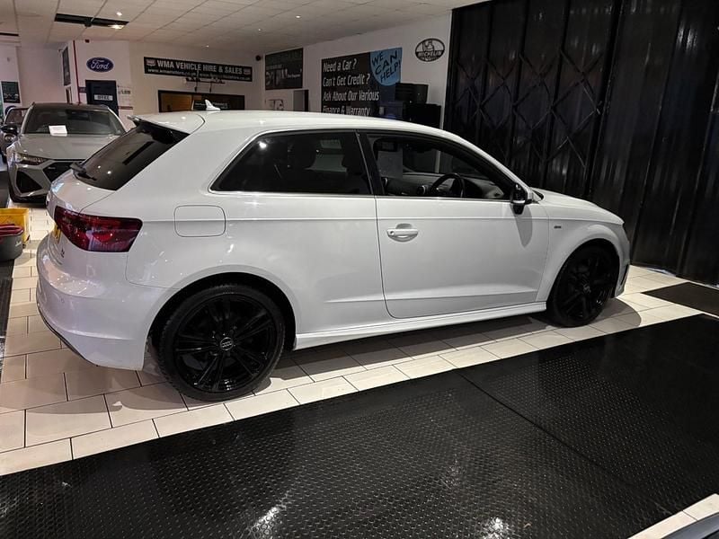 Used Audi A3 S-Line 2015 White Hatchback