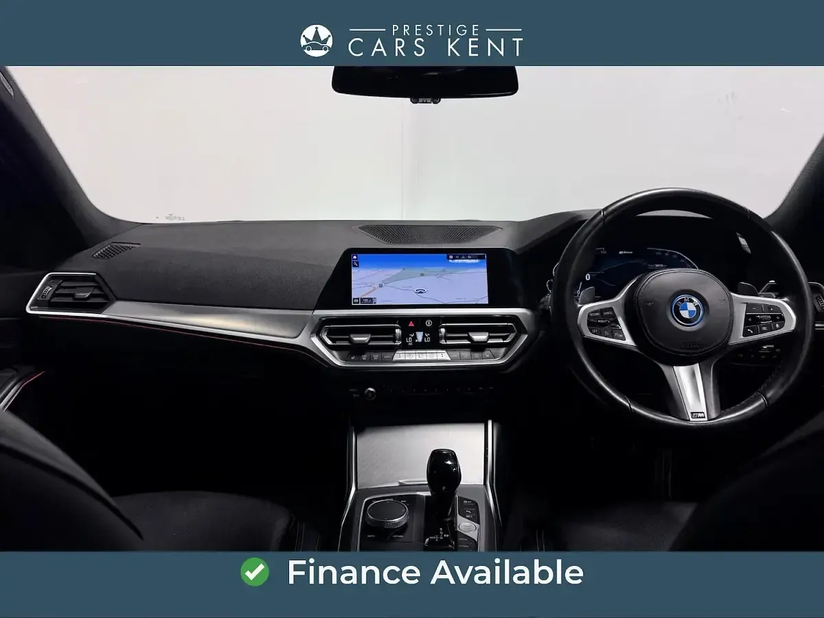 Used BMW 330e M Sport 292 HP (214 kW) 2021 Blue Sedan