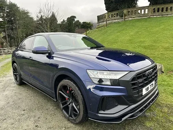 Used Audi Q8 S-Line 286 HP (210 kW) 2019 Blue SUV