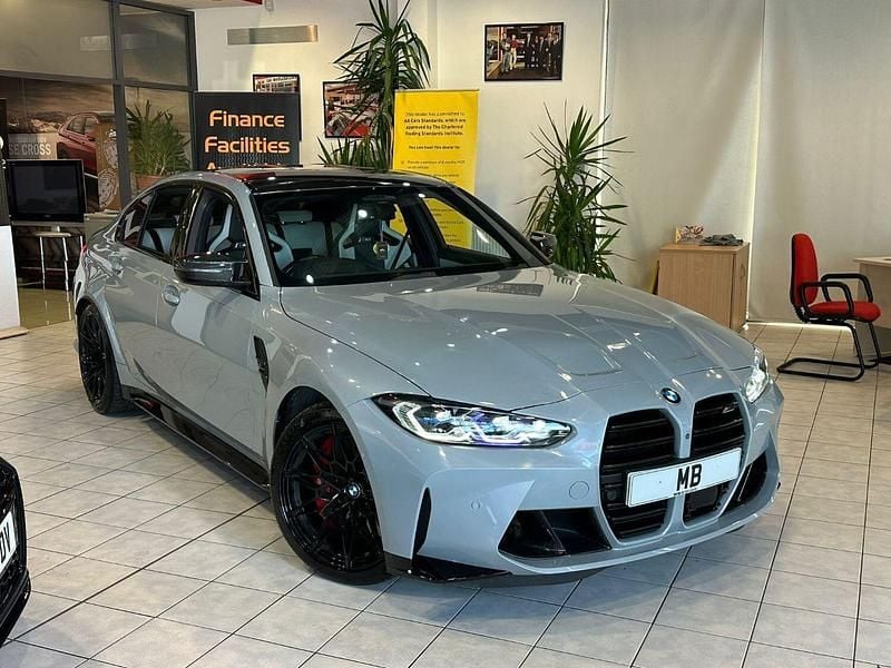 Grey Used 2022 BMW M3 Competition Edition Sedan | £52,993 (Super price) - Image 1/4
