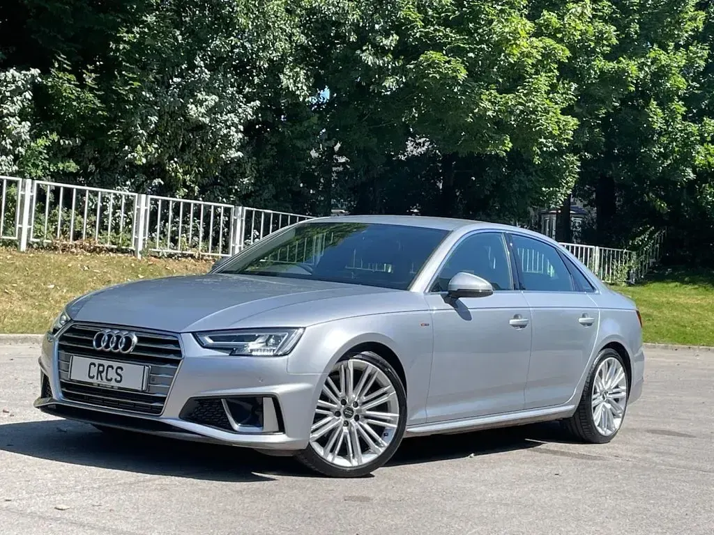 Used Audi A4 S-Line 190 HP (139 kW) 2019 Silver Sedan