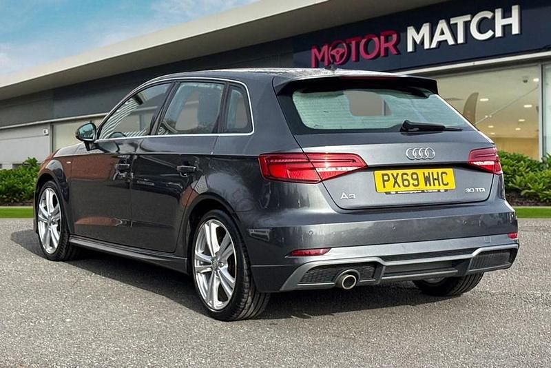 Used Audi A3 Sportback S-Line 2019 Grey Hatchback