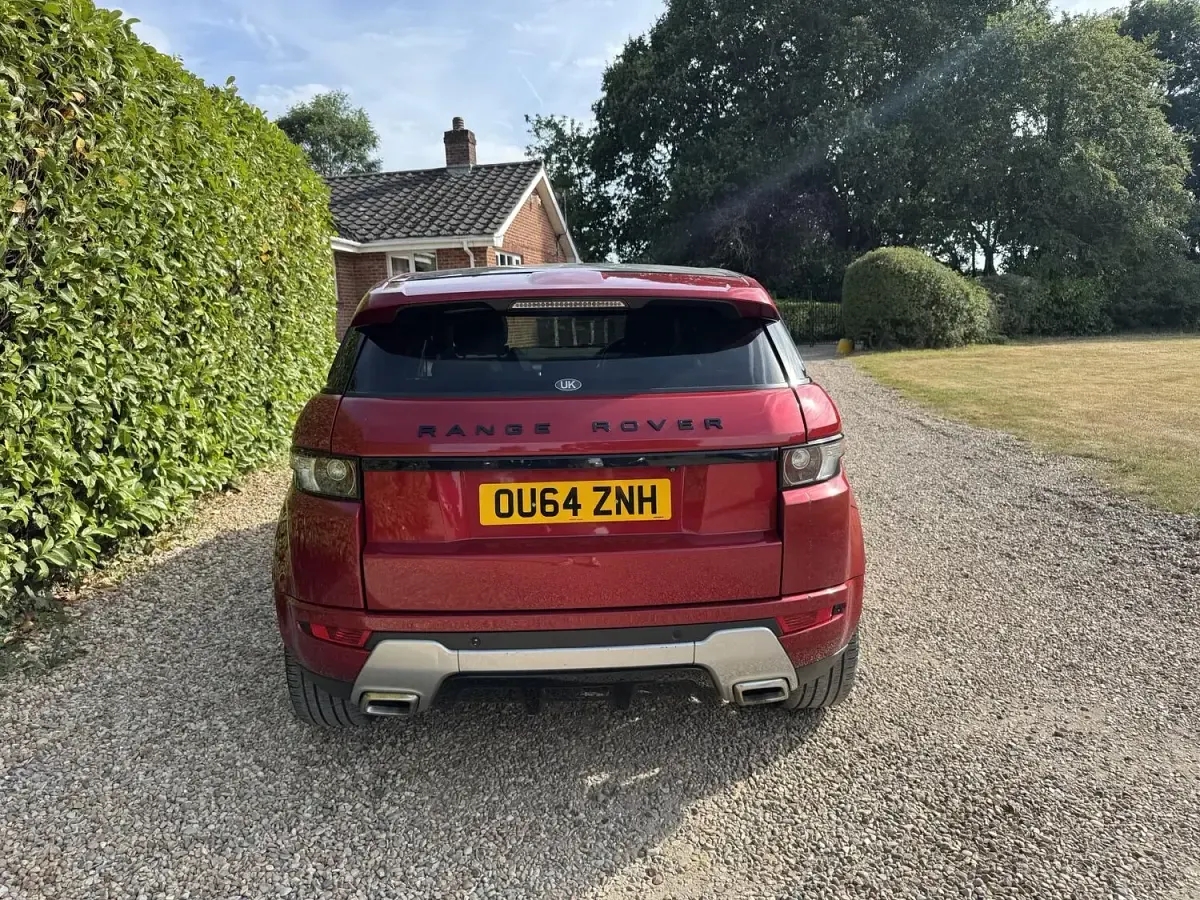 Used Land Rover Range Rover evoque Dynamic 2014 Red SUV