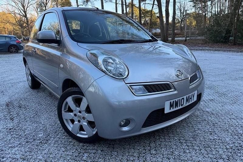 Silver Used 2010 Nissan Micra N-TEC Hatchback | £3,500 (Good price) - Image 1/1