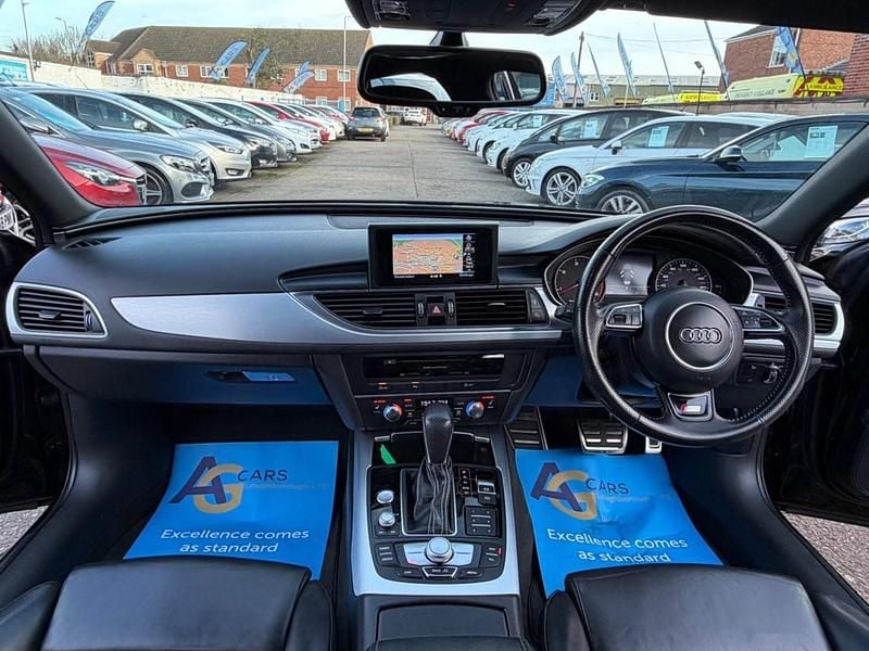 Used Audi A6 S-Line 190 HP (139 kW) 2017 Black Estate