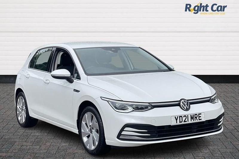 White Used 2021 VW Golf VIII Style Hatchback | £15,999 (Fair price) - Image 1/1