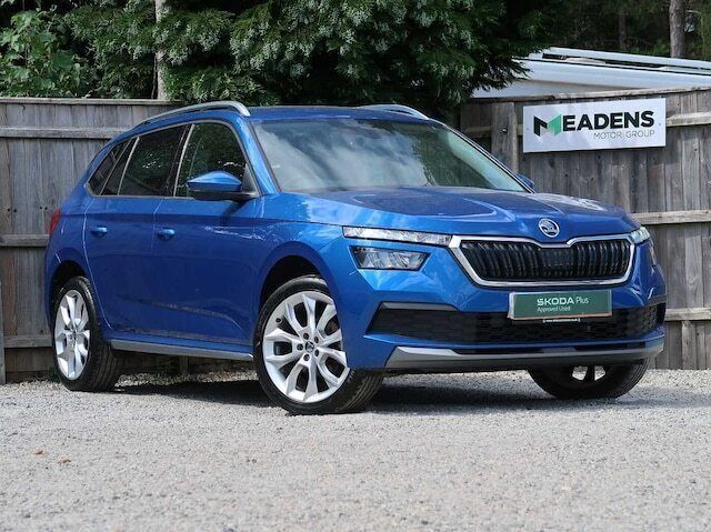 Race blue metallic Used 2022 Skoda Kamiq SE L SUV | £16,495 - Image 1/4