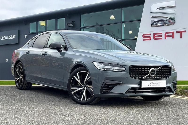 Grey Used 2021 Volvo S90 R-Design Sedan | £21,590 (Fair price) - Image 1/4