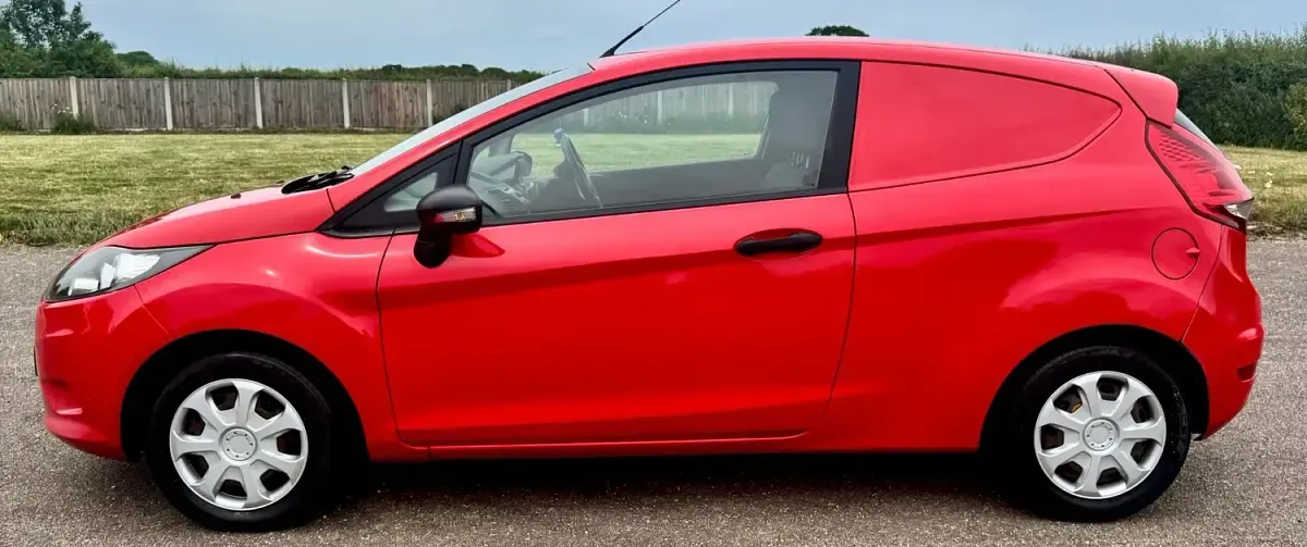 Used Ford Fiesta 2012 Red Van