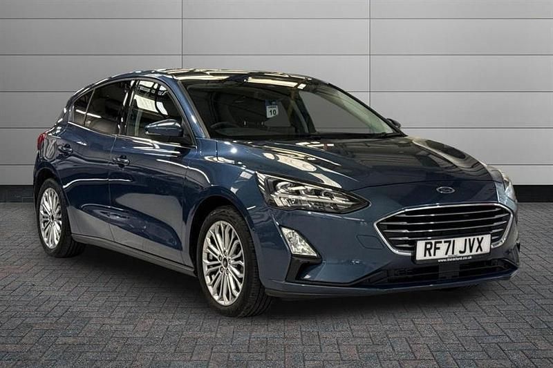 Blue Used 2022 Ford Focus Titanium X Hatchback | £16,350 (Fair price) - Image 1/4