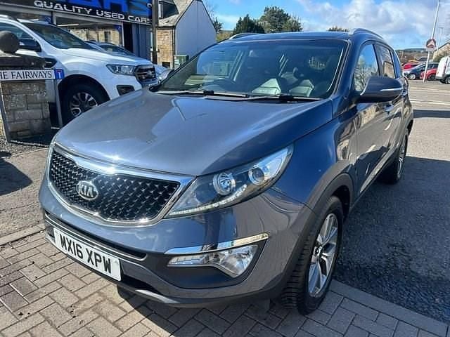 Used Kia Sportage 114 HP (83 kW) 2016 Blue SUV