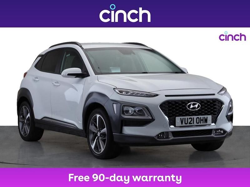 White Used 2021 Hyundai Kona Premium SE SUV | £13,999 (Fair price) - Image 1/3