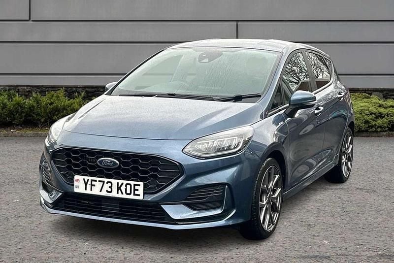 Usado Ford Fiesta ST-Line 123 HP (90 kW) 2024 Azul Citadino