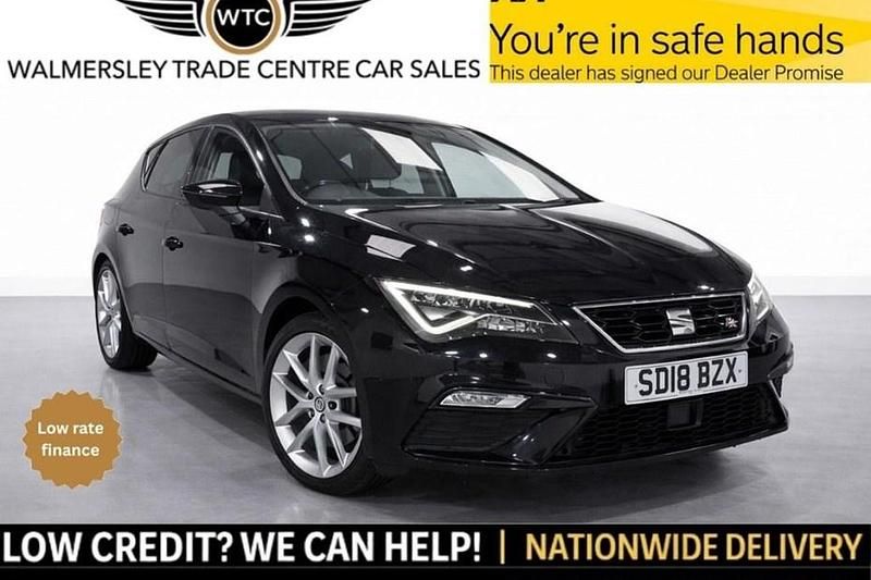 Used Seat Leon FR 125 HP (91 kW) 2018 Black Hatchback