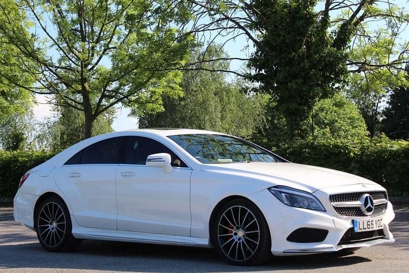White Used 2015 Mercedes CLS350 AMG Line Premium Plus Coupe | £18,990 (A bit pricey) - Image 1/4