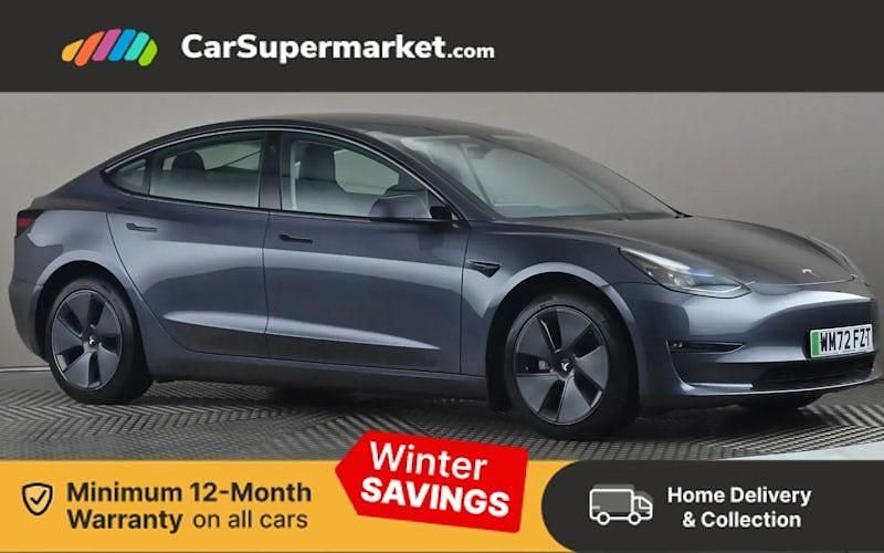 Grey Used 2022 Tesla Model 3 Long Range AWD Sedan | £19,897 (Fair price) - Image 1/3