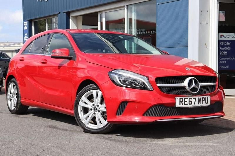 Red Used 2017 Mercedes A200 Premium Hatchback | £12,795 (Good price) - Image 1/4