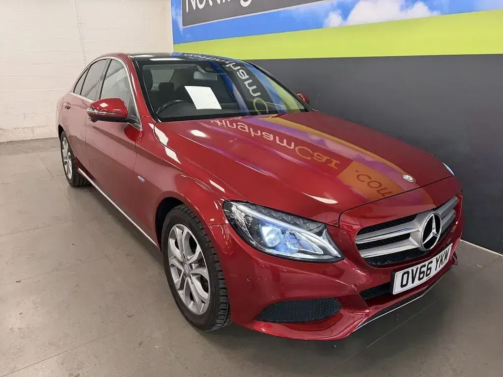 Used Mercedes C350 Premium Plus 2016 Red Sedan