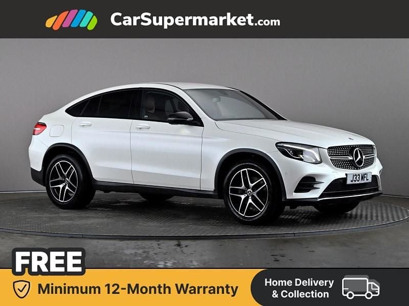 Used Mercedes GLC220 AMG line 2017 White Coupe