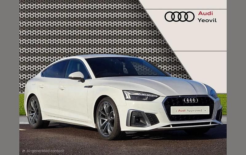 White Used 2020 Audi A5 Sportback S-Line Hatchback | £21,995 (Fair price) - Image 1/4