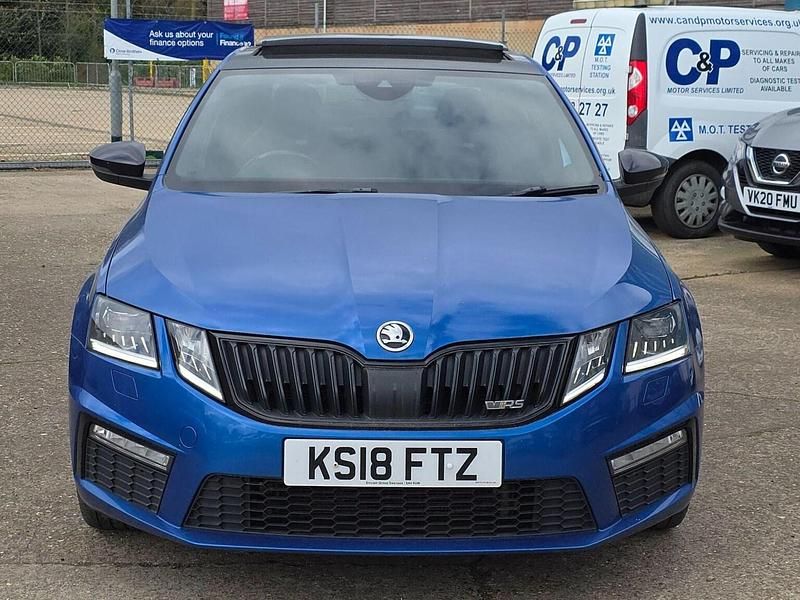 Gebraucht Skoda Octavia vRS 184 PS (135 kW) 2018 Blau Kleinwagen
