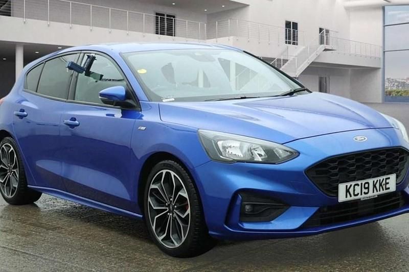 Used Ford Focus ST-Line X 125 HP (91 kW) 2019 Blue Hatchback