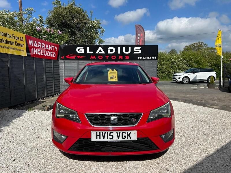 Begagnad Seat Leon FR 150 HK (110 kW) 2015 Röd Halvkombi