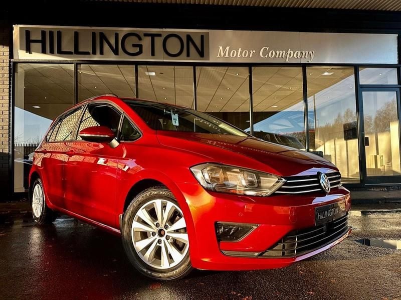 Used VW Golf Sportsvan SE 2015 Red MPV