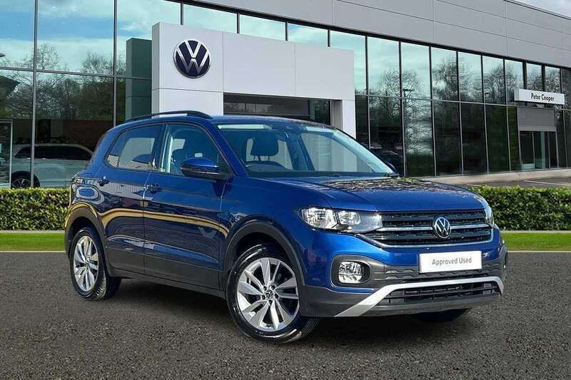 Blue Used 2021 VW T-Cross SE SUV | £16,998 (Fair price) - Image 1/4