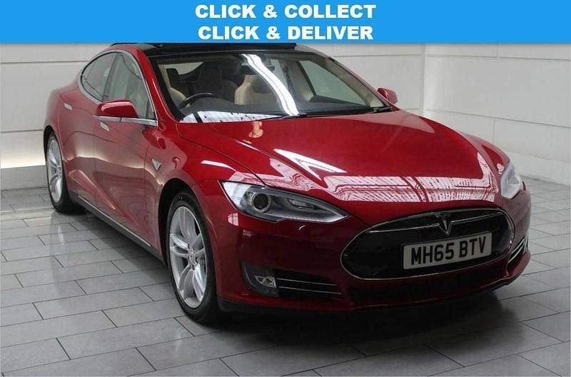 Used Tesla Model S 310 kW (422 HP) 2016 Red Hatchback