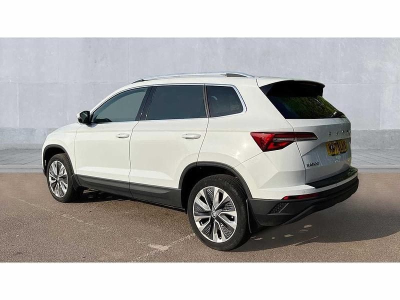 Used Skoda Karoq SE L 116 HP (85 kW) 2023 Moon white metallic SUV