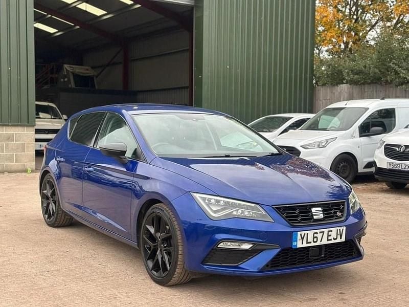 Used Seat Leon FR 125 HP (91 kW) 2018 Blue Hatchback