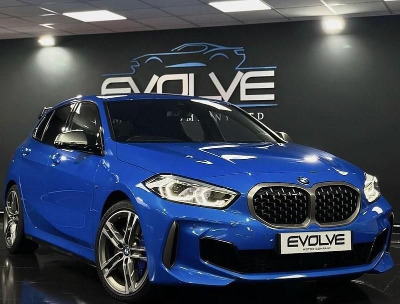 Used BMW M135 Comfort Edition 306 HP (225 kW) 2022 Blue Hatchback