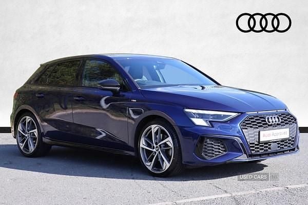 Blue Used 2022 Audi A3 Advanced Hatchback | £27,490 (Expensive) - Image 1/4