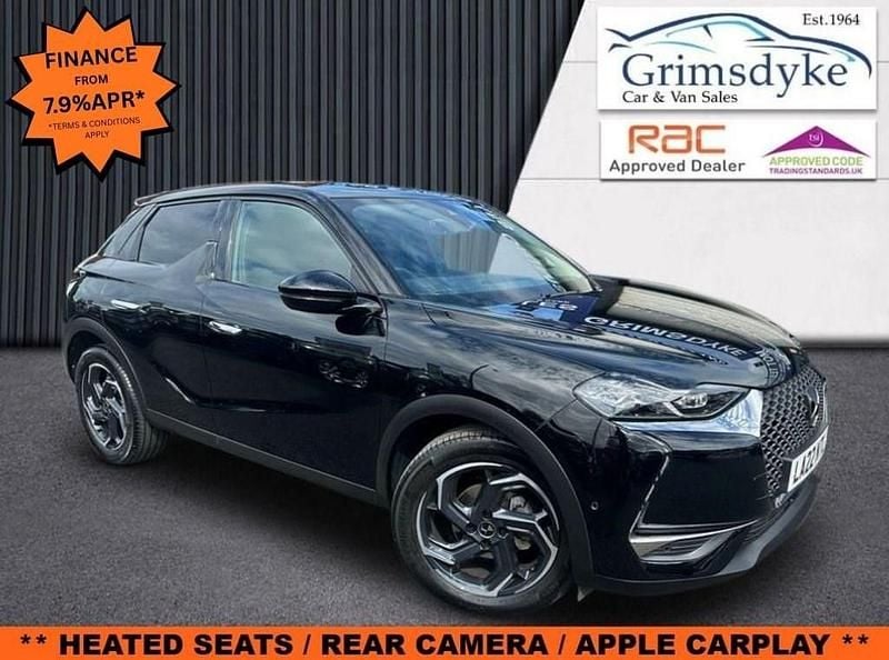 Black Used 2022 DS Automobiles DS3 Crossback Rivoli SUV | £15,490 (Fair price) - Image 1/3