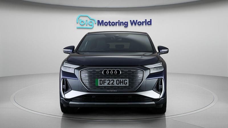 Used Audi Q4 Sportback e-tron S-Line 219 kW (299 HP) 2022 Blue SUV