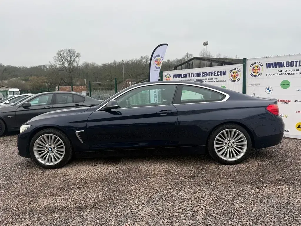 Used BMW 420 Luxury Line 184 HP (135 kW) 2014 Blue Coupe