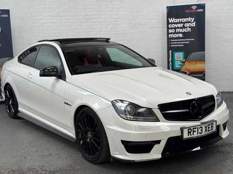 White Used 2013 Mercedes C63 AMG Coupe | £20,995 (Good price) - Image 1/4