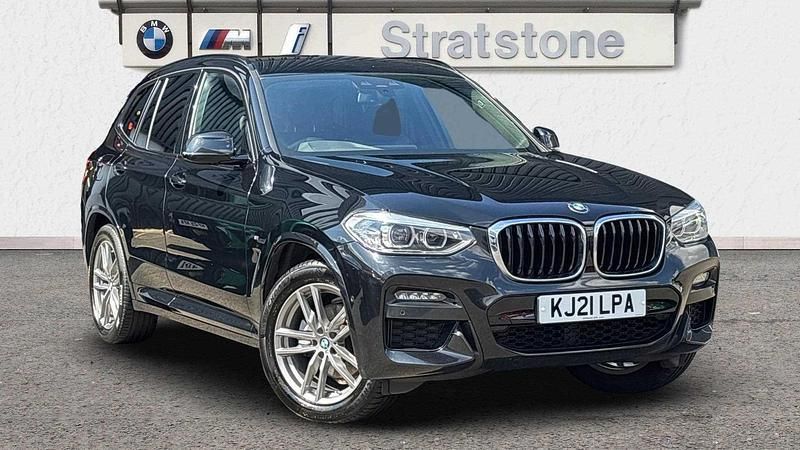 Black Used 2021 BMW X3 M Sport SUV | £27,750 (Good price) - Image 1/3