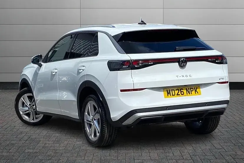 New VW T-Roc Style 150 HP (110 kW) 2026 Pure white SUV