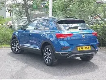 Used VW T-Roc Design 115 HP (84 kW) 2019 Blue SUV