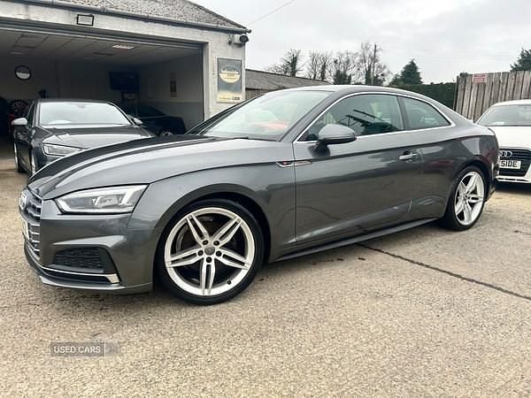 Used Audi A5 S-Line 150 HP (110 kW) 2020 Grey Coupe