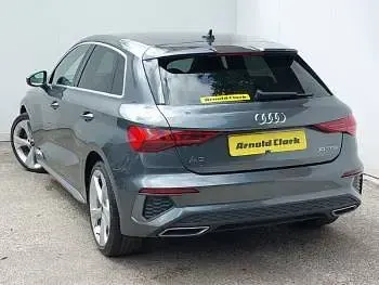Used Audi A3 S-Line 110 HP (80 kW) 2021 Grey Sedan