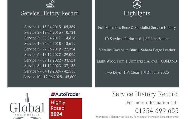 Used 2014 Mercedes E220 SE Sedan | £10,250 (Fair price) - Image 1/3