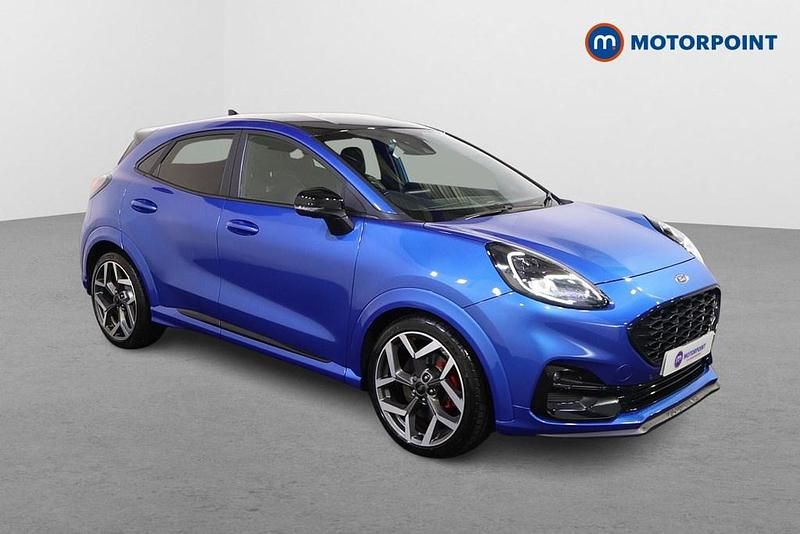 Blue Used 2021 Ford Puma ST Hatchback | £17,649 (Fair price) - Image 1/4