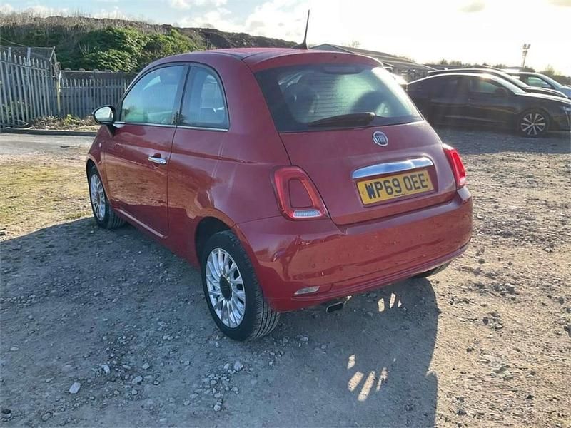 Used Fiat 500 Lounge 69 HP (50 kW) 2019 Red Hatchback